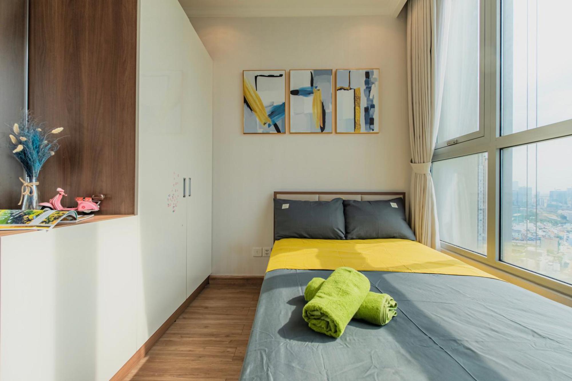 Central Apartments - Vinhomes Central Park, Landmark 81 Area & Ice Skating Rink 호치민 외부 사진