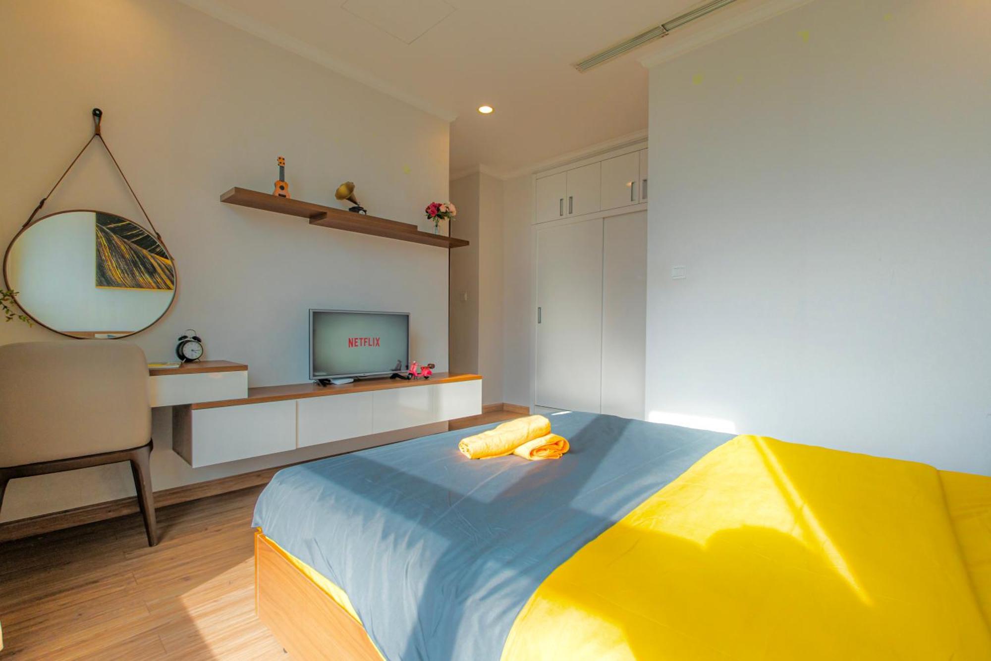 Central Apartments - Vinhomes Central Park, Landmark 81 Area & Ice Skating Rink 호치민 외부 사진