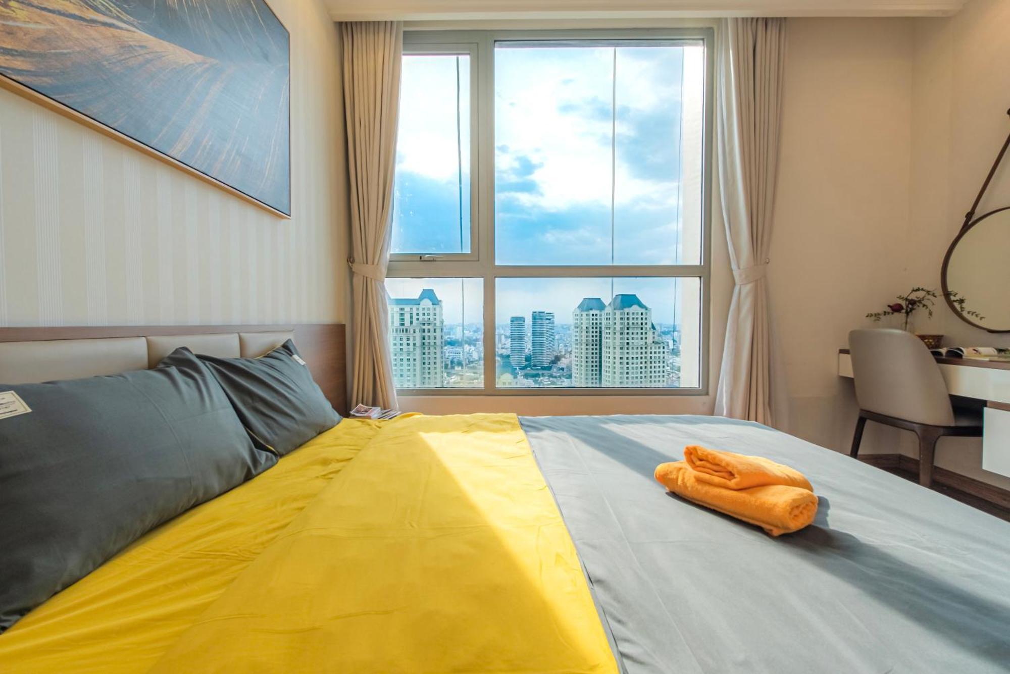 Central Apartments - Vinhomes Central Park, Landmark 81 Area & Ice Skating Rink 호치민 외부 사진