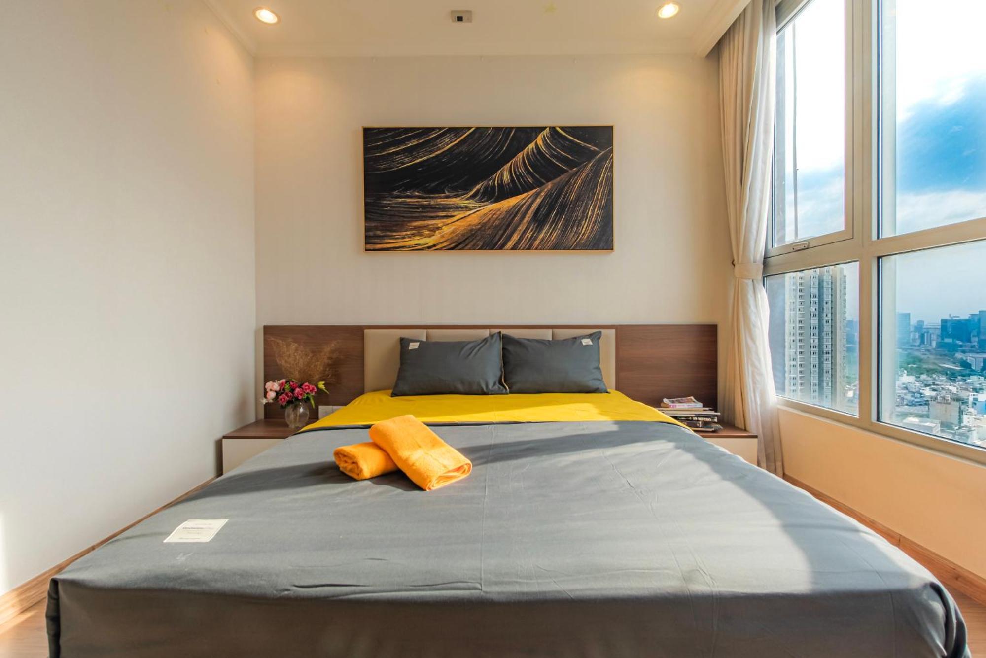 Central Apartments - Vinhomes Central Park, Landmark 81 Area & Ice Skating Rink 호치민 외부 사진