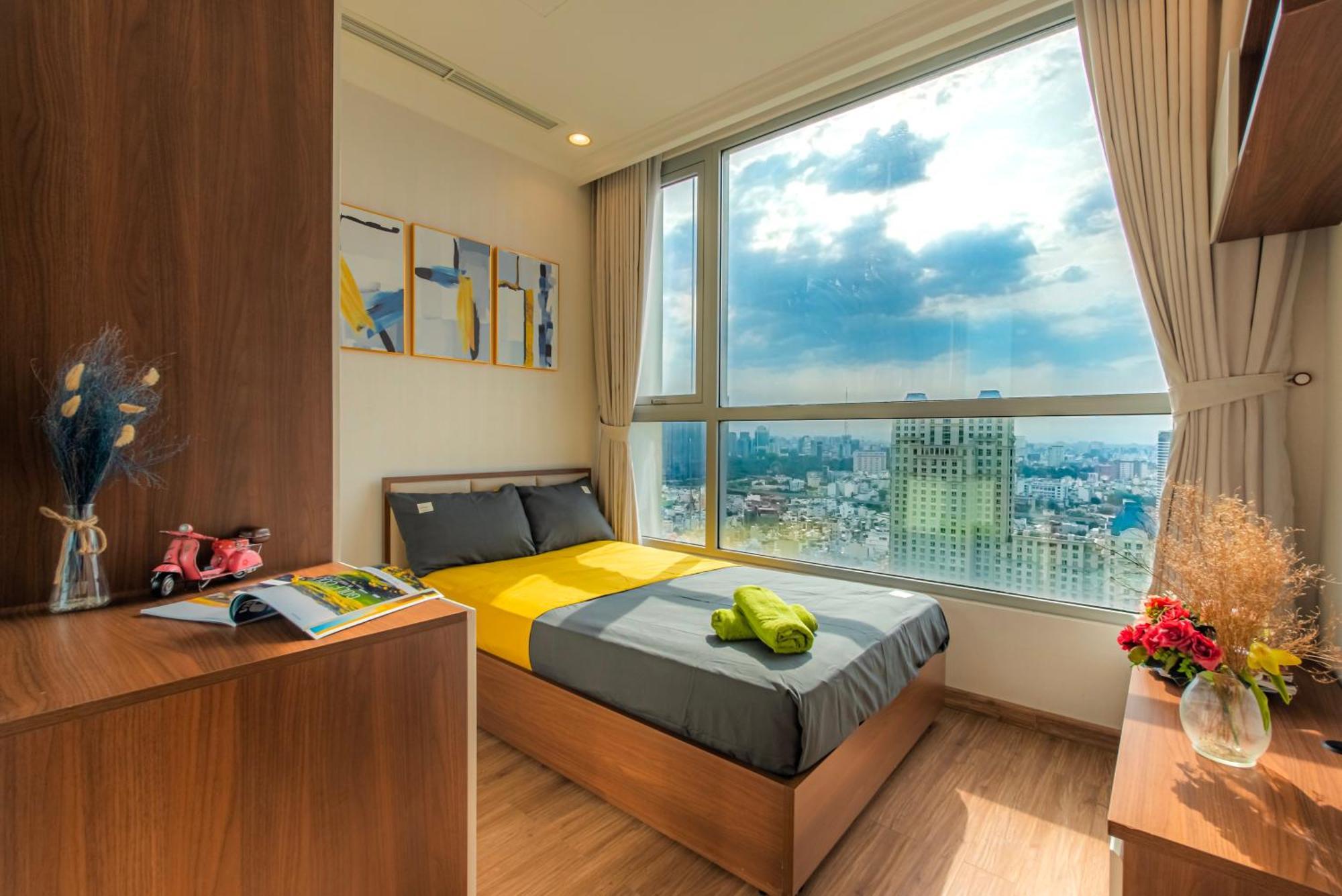 Central Apartments - Vinhomes Central Park, Landmark 81 Area & Ice Skating Rink 호치민 외부 사진