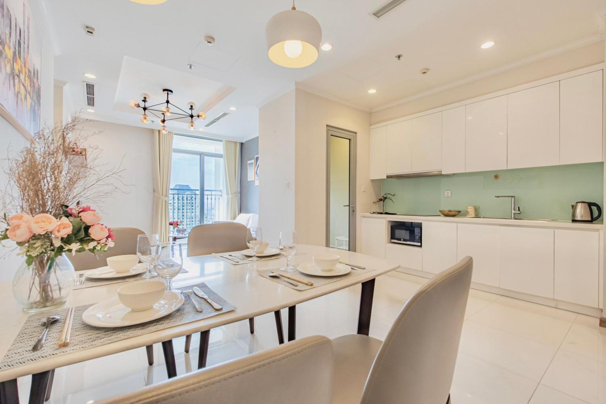 Central Apartments - Vinhomes Central Park, Landmark 81 Area & Ice Skating Rink 호치민 외부 사진