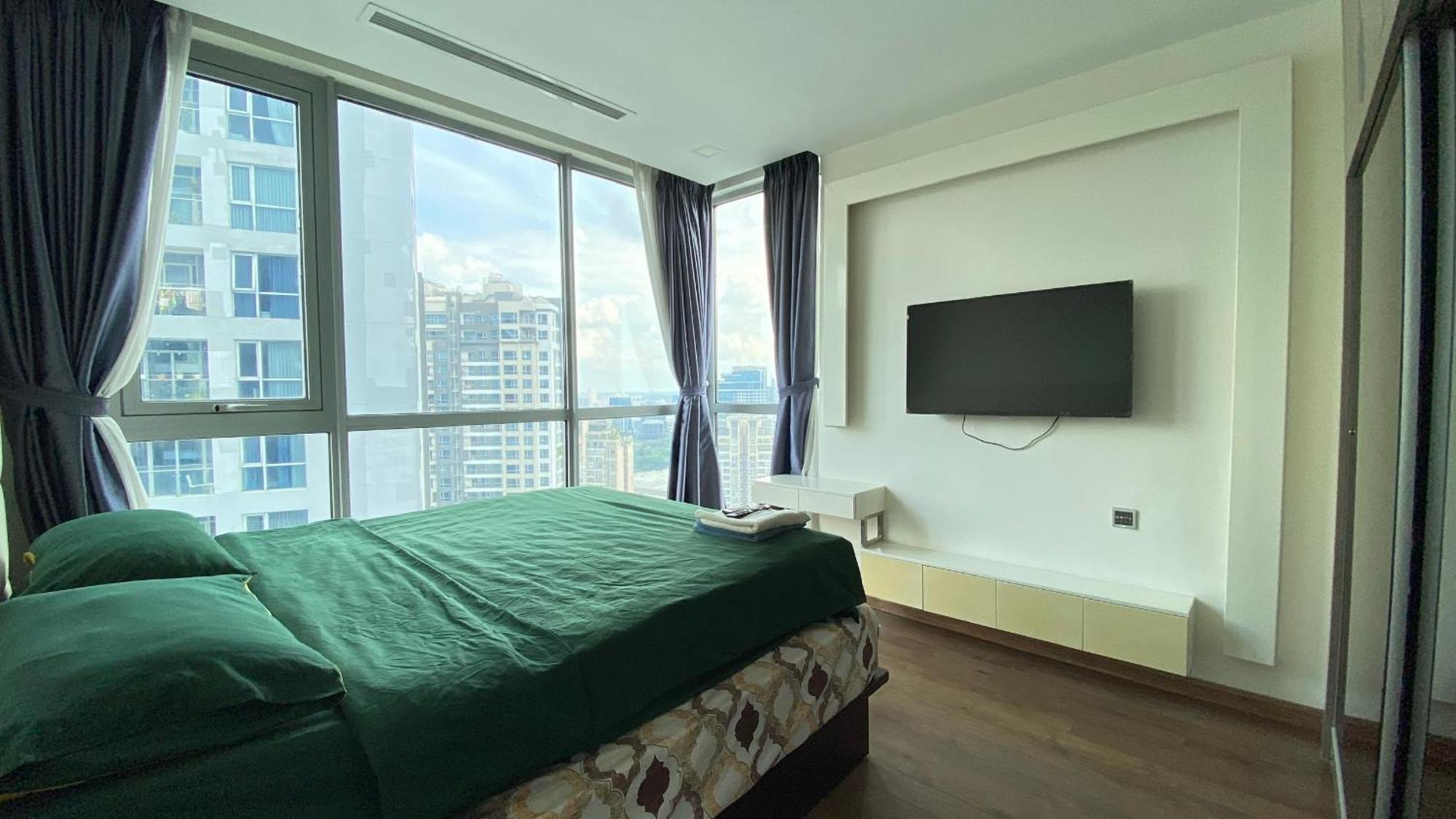 Central Apartments - Vinhomes Central Park, Landmark 81 Area & Ice Skating Rink 호치민 외부 사진